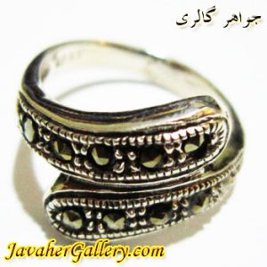 انگشتر مارکازیت نقره شکیل و زیبا