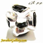 حلقه پاندورا pandora نقره با نگینهای اونیکس زیبا