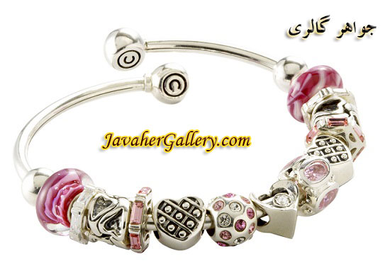 دستبند پاندورا با مهره